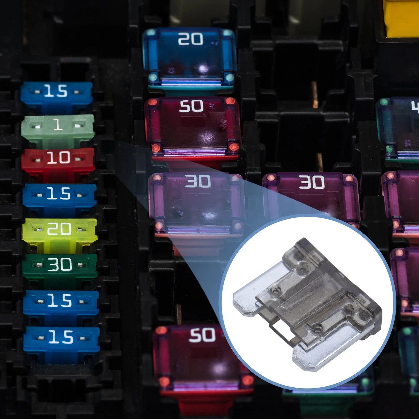 100 Pcs Micro 2A Blade Fuse for Car Boat Truck RV Motorcycle