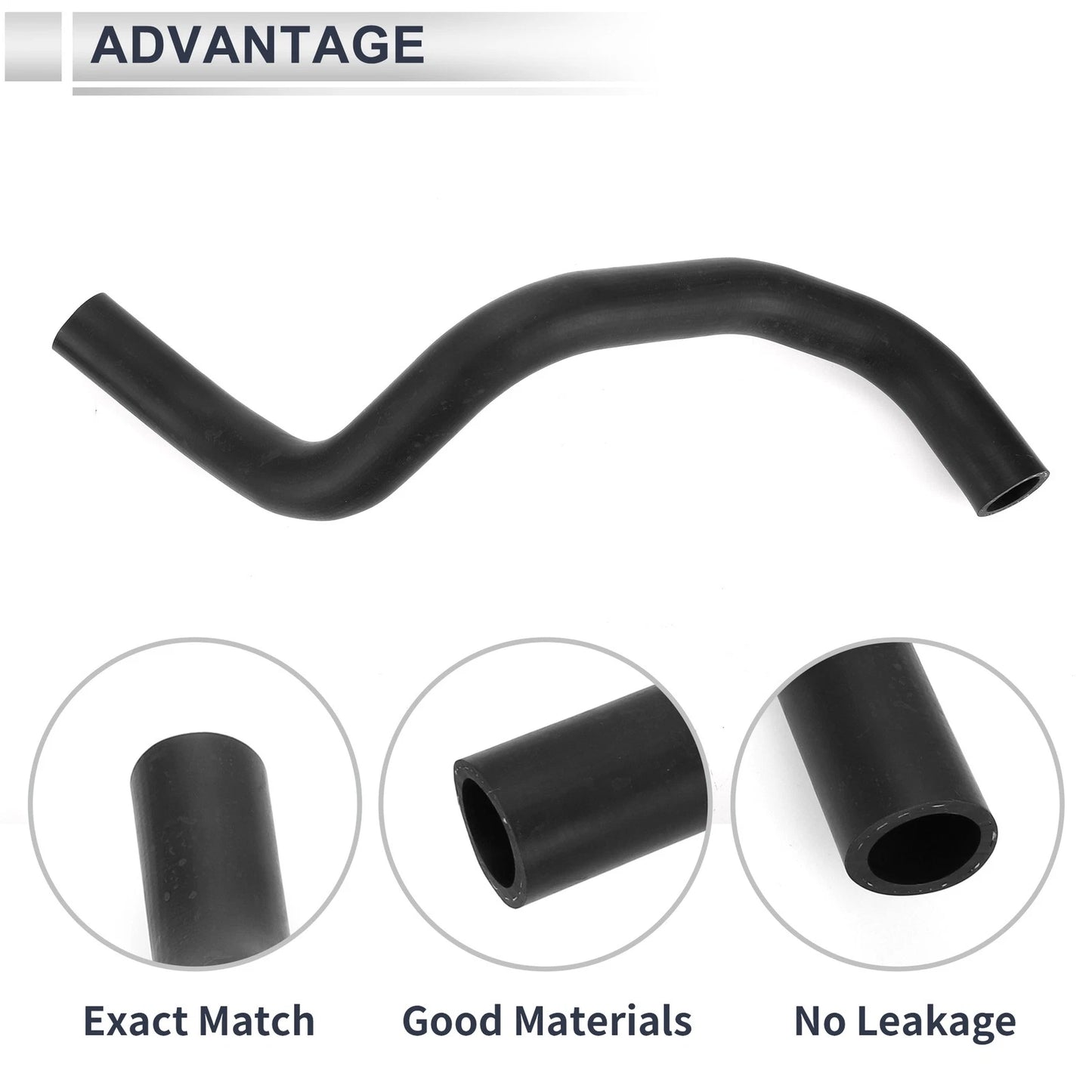 Radiator Coolant Hose for Honda Accord 2.4L (2013–2017) No. 195025A2A01 Rubber