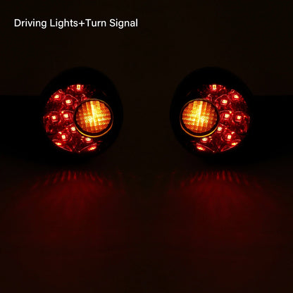 LED Amber Rear Turn Signals for Harley Sportster 883 1200 48 (1992-2022)