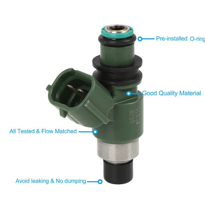 Set of 4 Flow Matched Fuel Injectors for Honda CRF450R (2009–2010) 16450-HN8-A61