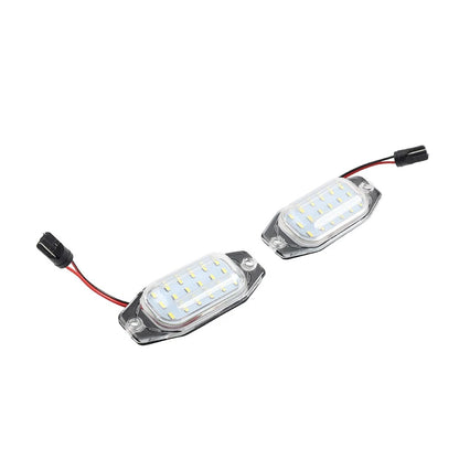 2X Rear License Plate Light Lamp for Toyota FJ Cruiser, Land Cruiser FJ80 (2007–2014)