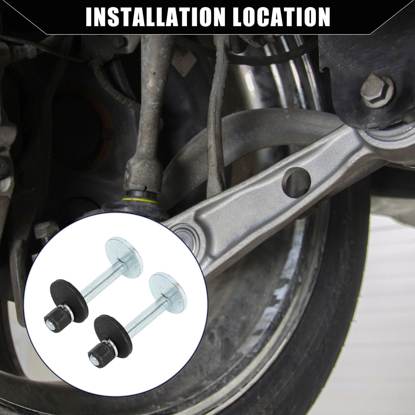Set of 2 Camber Caster Alignment Kits for Chevrolet Corvette (1963–1982)