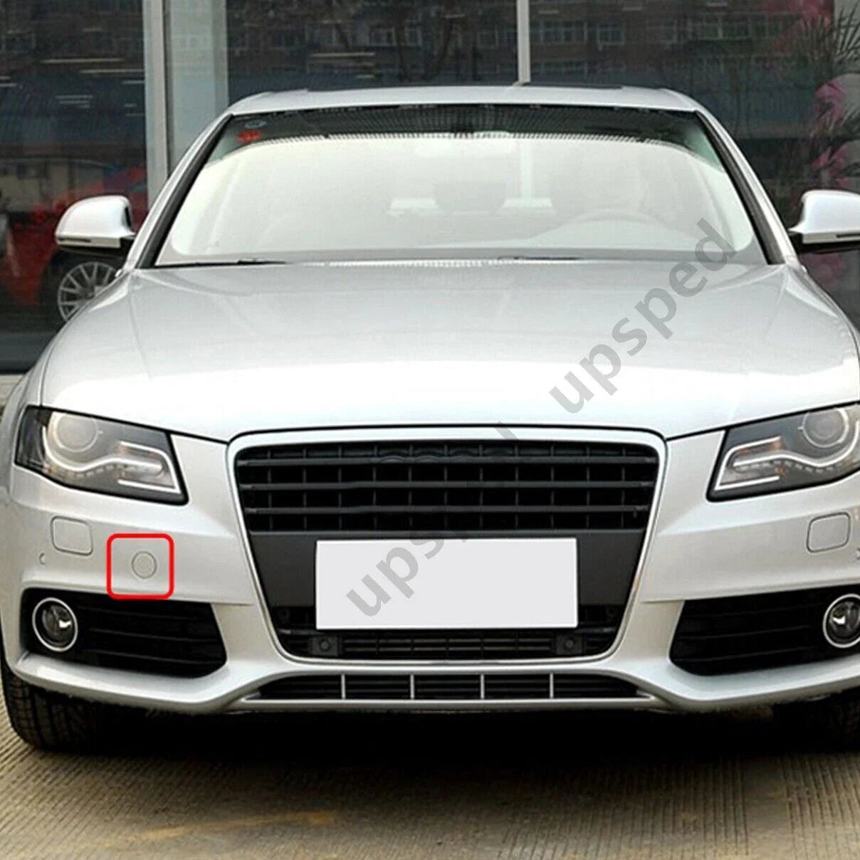 Front Bumper Tow Hook Eye Cover Cap for AUDI A4 S4 B8 (2009–2012)
