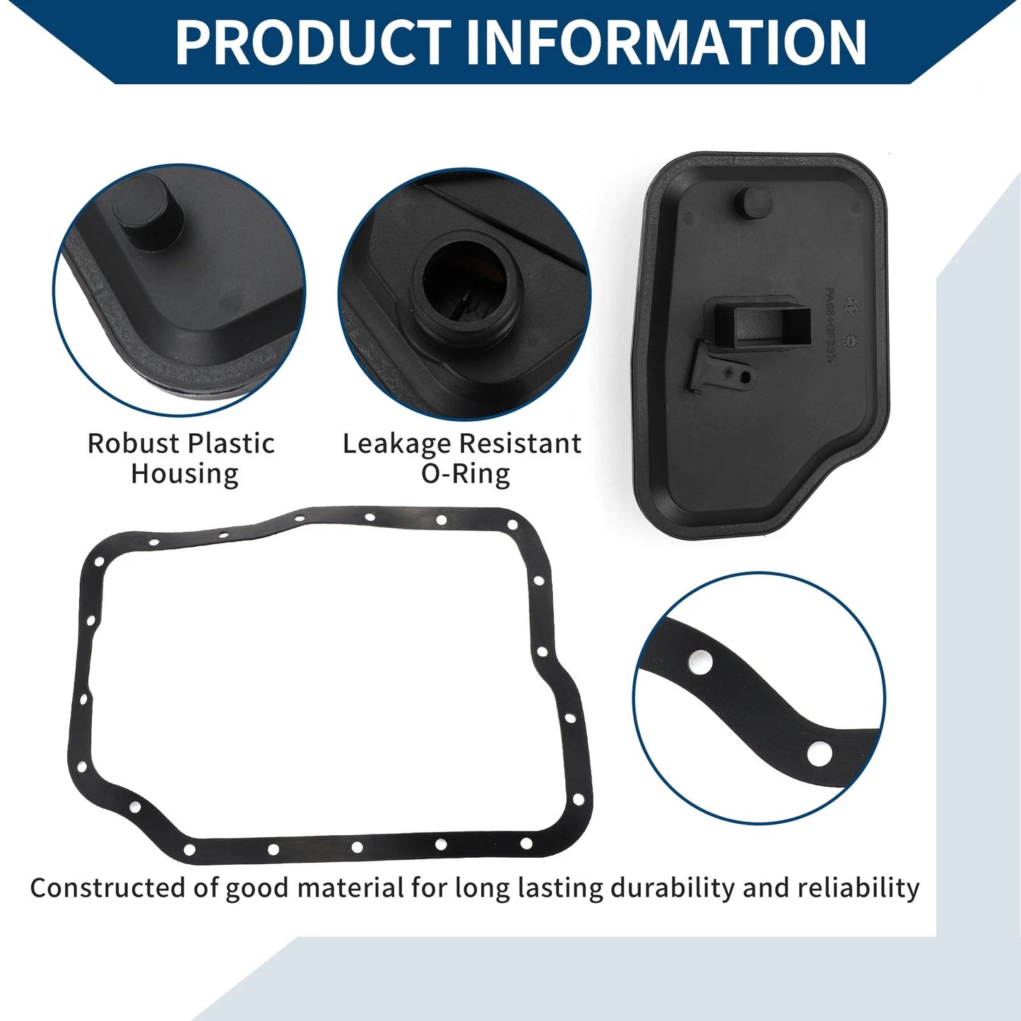 Set of 2 J39A Automatic Transmission Filter Kit No.FNC121500A for Mazda CX-7 (2007–2012)