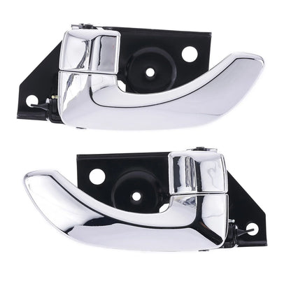 Door Handle Inner 2 x Chrome for Hyundai Santa Fe (2000–2005)