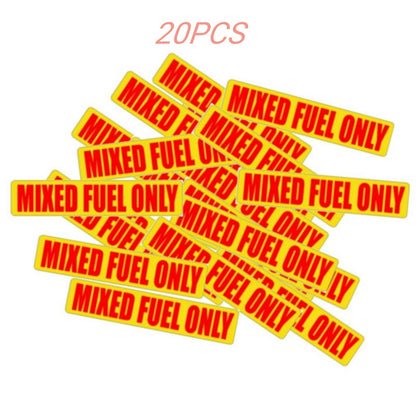 Mixed Fuel Only Vinyl Stickers for Motorcycles (2-Stroke)