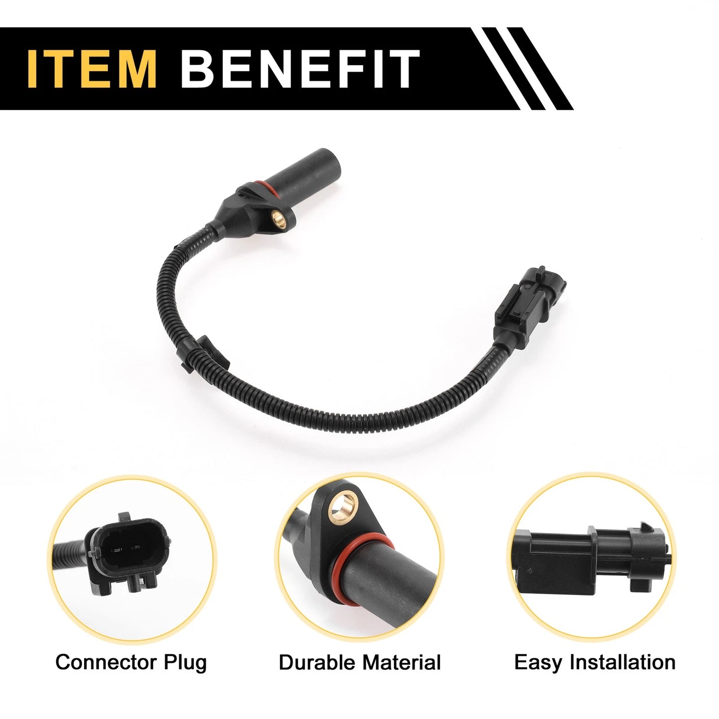 1 Pc Crankshaft Position Sensor No.391802B030 for Hyundai Tucson (2016–2018)