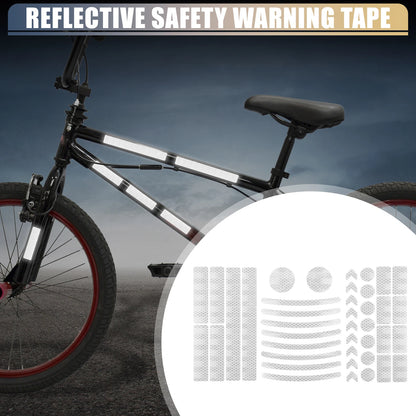 42pcs Reflective Safety Warning Tape for Motorcycles