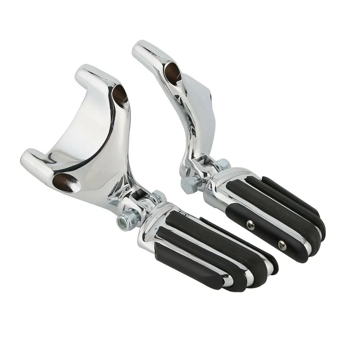 Chrome Passenger Footpeg Mounts for Harley Sportster (2004-2013)