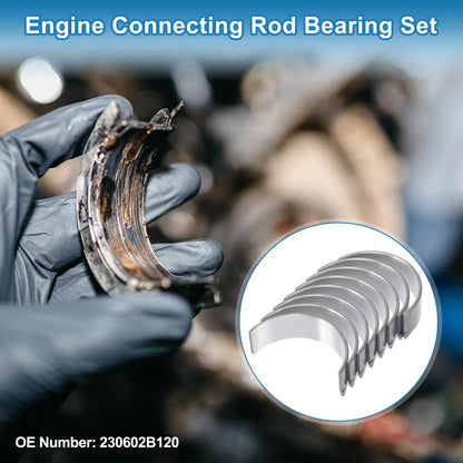 Set of 8 Connecting Rod Bearing No.230602B120 for Hyundai Elantra (2017–2020)