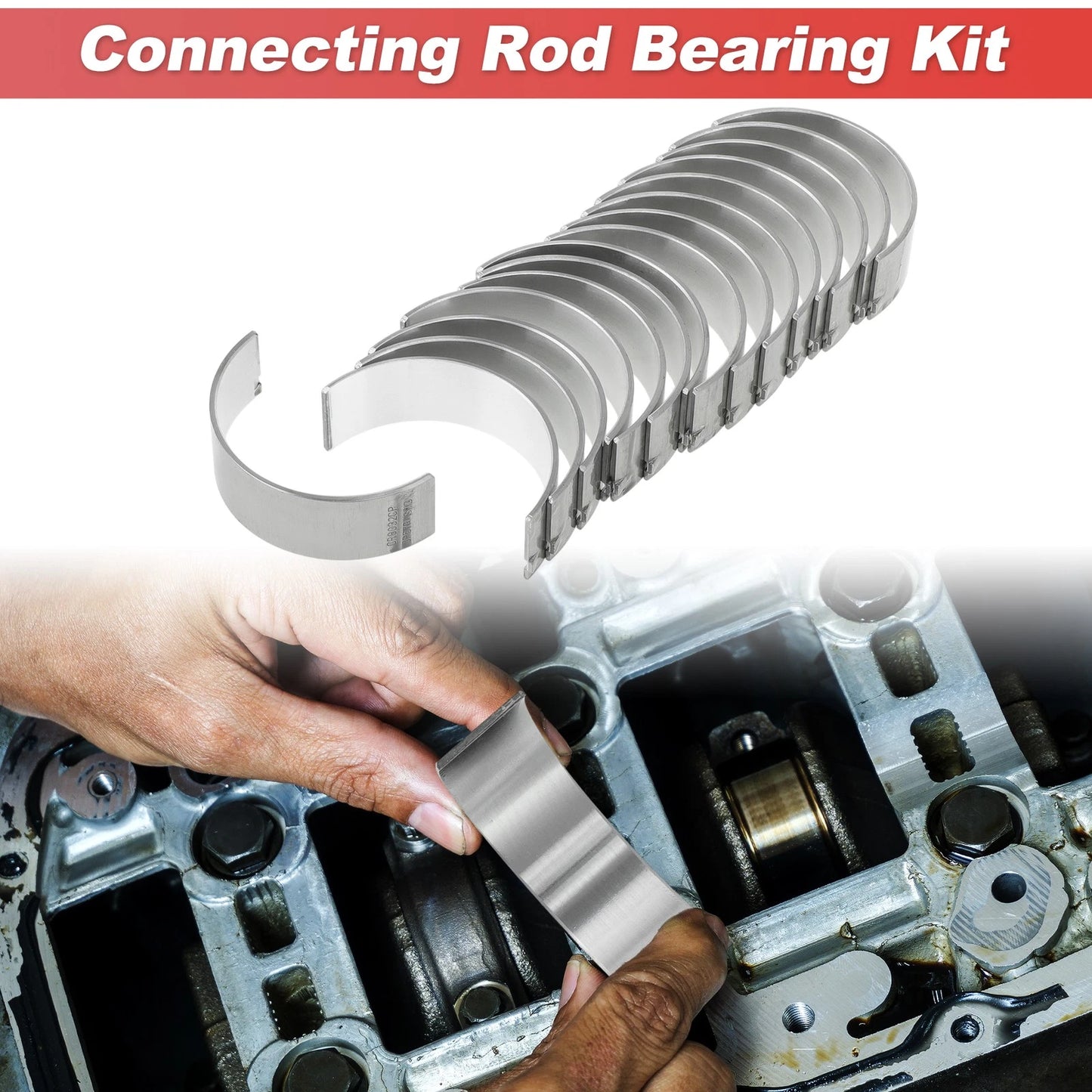 16 Pcs Connecting Rod Bearing Set for Chrysler 300, Dodge Charger (No.RB1160)