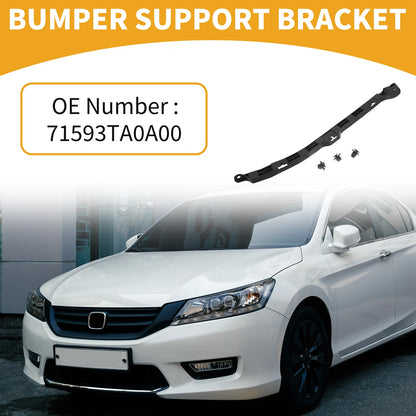 RH Side Rear Bumper Support Bracket for Honda Accord (2008–2012) 1 Pc Black ABS
