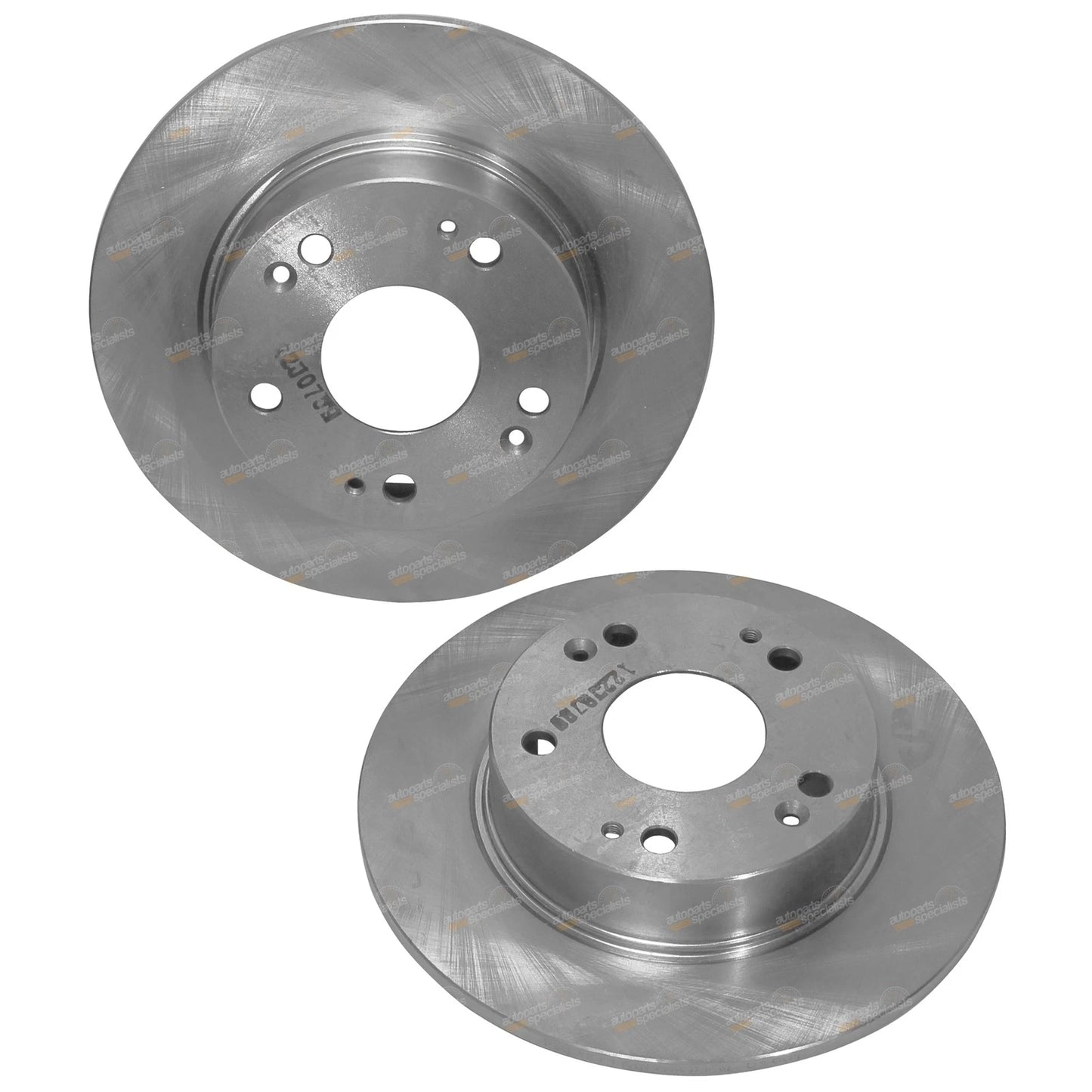2x Rear Disc Brake Rotors for Honda Accord (2003–2008) FWD