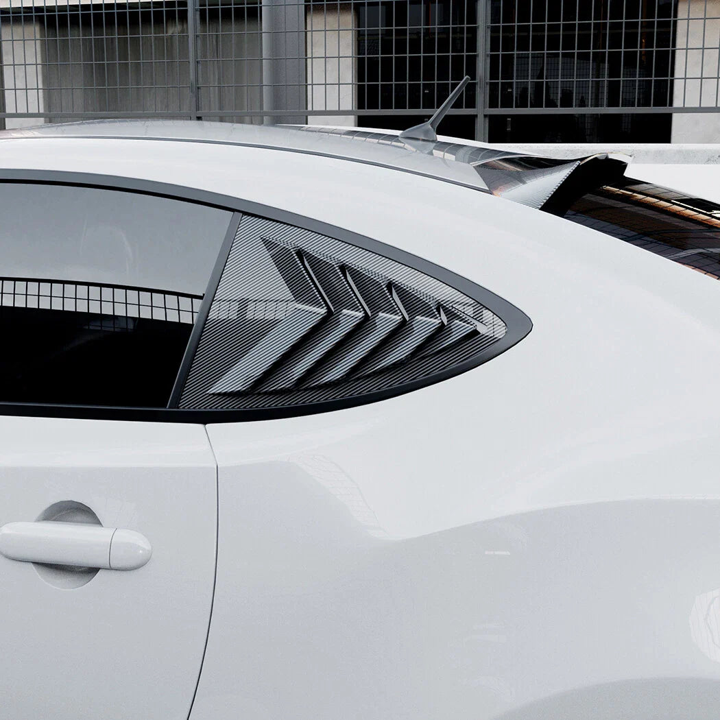 Rear Vent Window Louvers Cover Trim for Subaru BRZ (2013-2020)