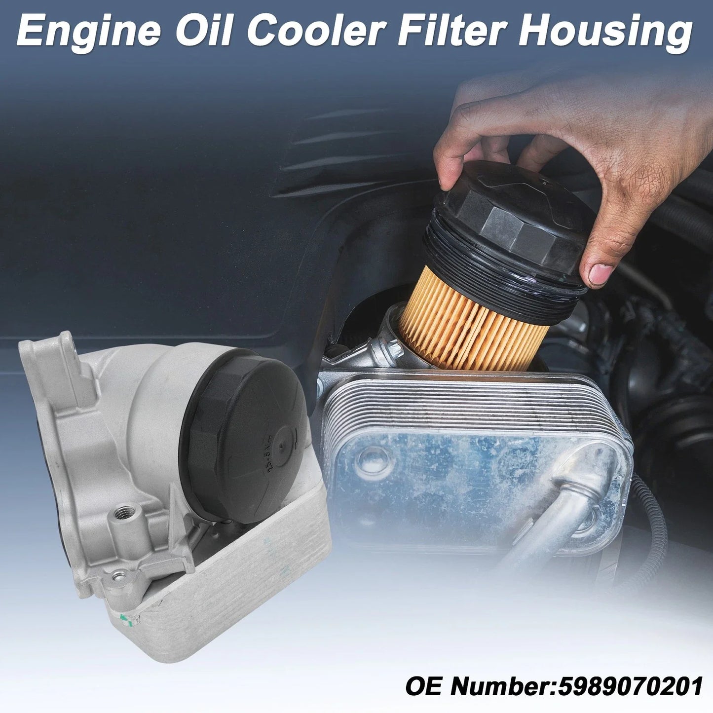 Engine Oil Filter Housing 2.0L for BMW E91 328i (2010-2012)