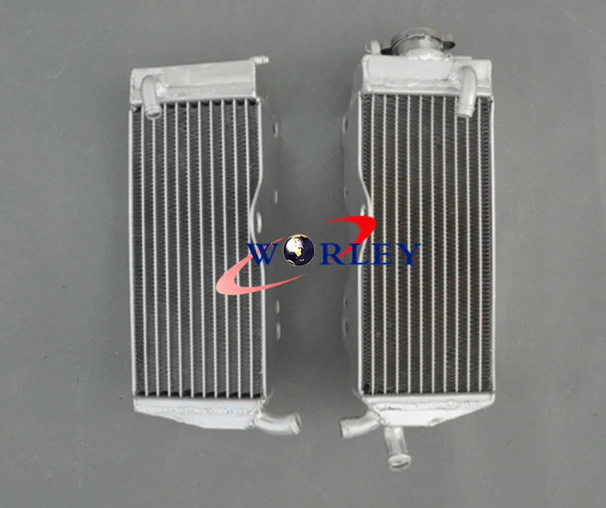 Aluminum Radiator & Blue Hoses for Honda CR250R CR250 (1990-1991)