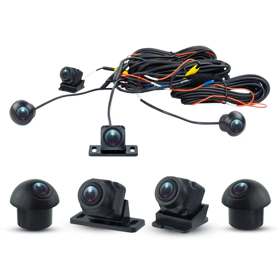 4 Way 360° Panoramic Camera Bird View System for Android Radio Player AU