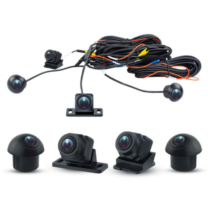 4 Way 360° Panoramic Camera Bird View System for Android Radio Player AU