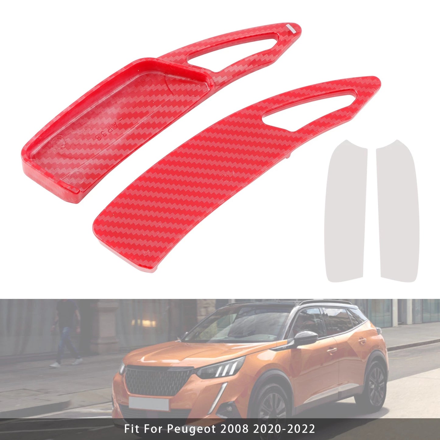 Shift Paddles for Hyundai Tucson Elantra (2015–2023) - Red