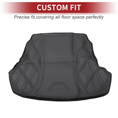 Cargo Liner Rear Trunk Mat for Hyundai Sonata (2015–2019) Diamond Pattern