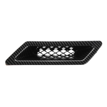 1x Universal Bumper Hood Air Vent Intake Duct FC Style Glossy Carbon Fiber Look