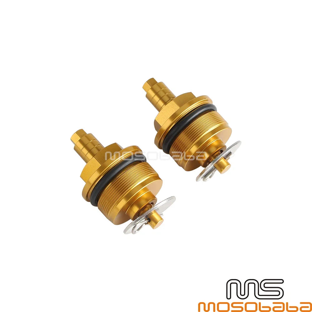 Gold Front Fork Shock Absorber Bolts for Suzuki GSX250R (2018-2023)