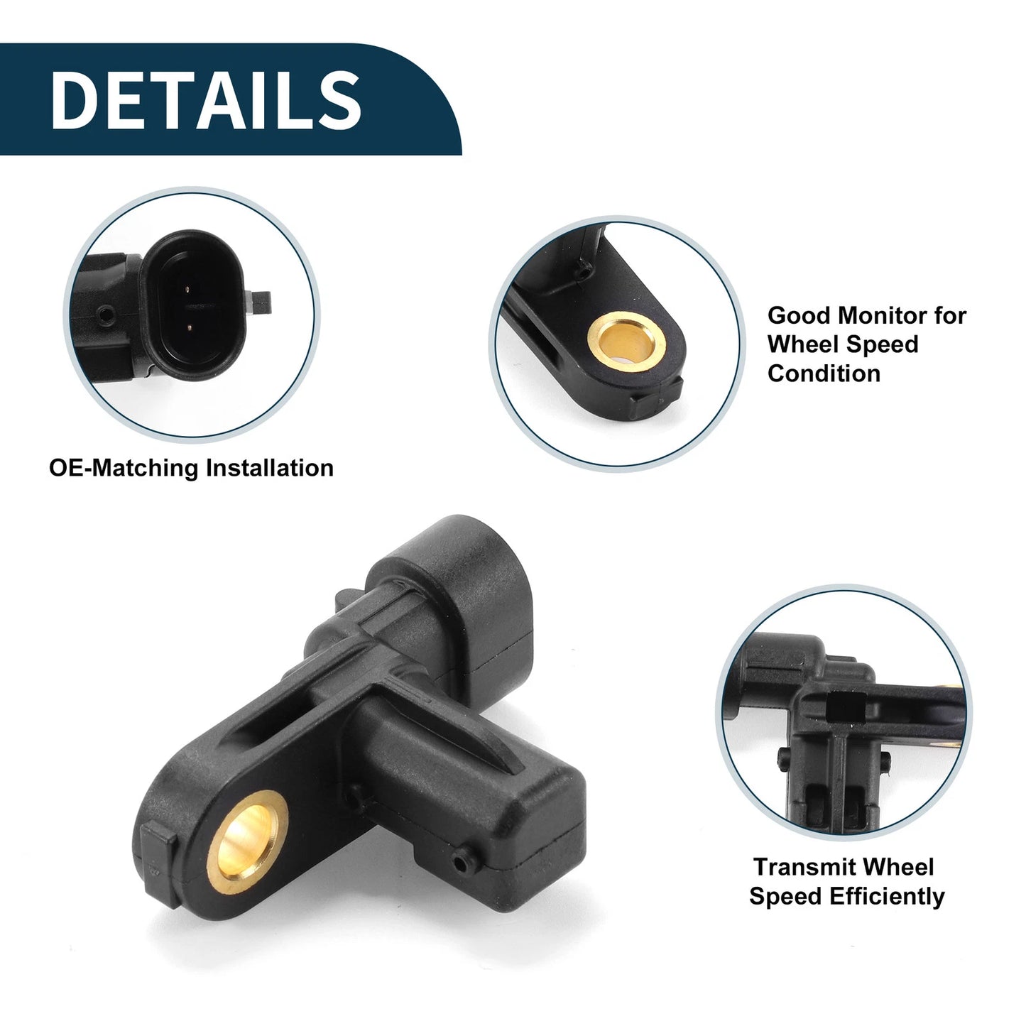 ABS Wheel Speed Sensor No.XR822753 for Jaguar S-Type (2003–2009)