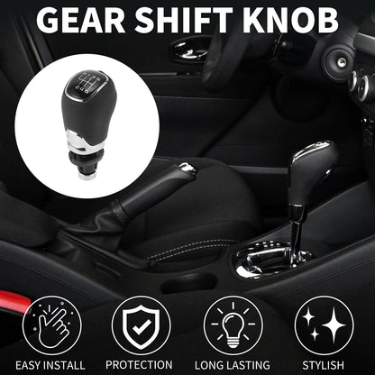 6 Speed Gear Shifter Knob for Skoda Octavia II 1Z3 (2004–2013) Plastic