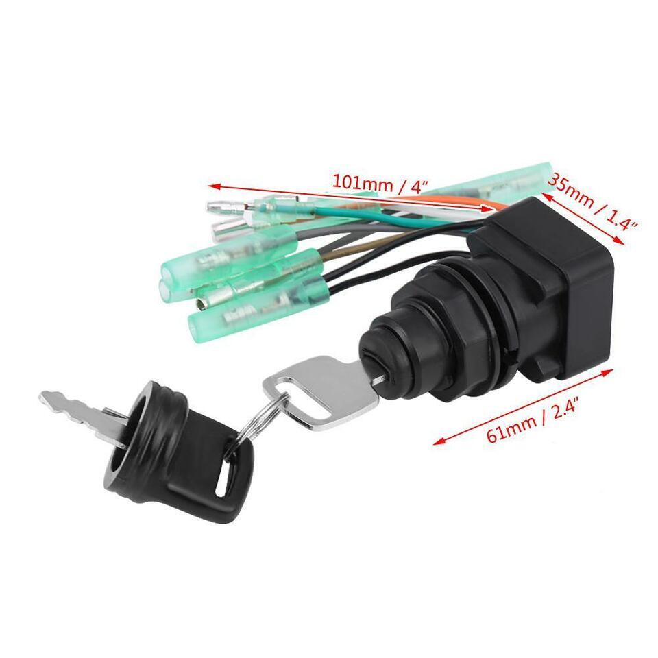 Ignition Switch & Key for Suzuki DT25-DT225 (1990–2000)
