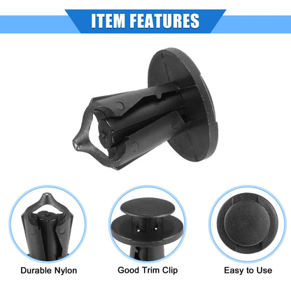40 Pcs Push Pin Rivet Fastener Clips for Buick Rainier (2005–2007)