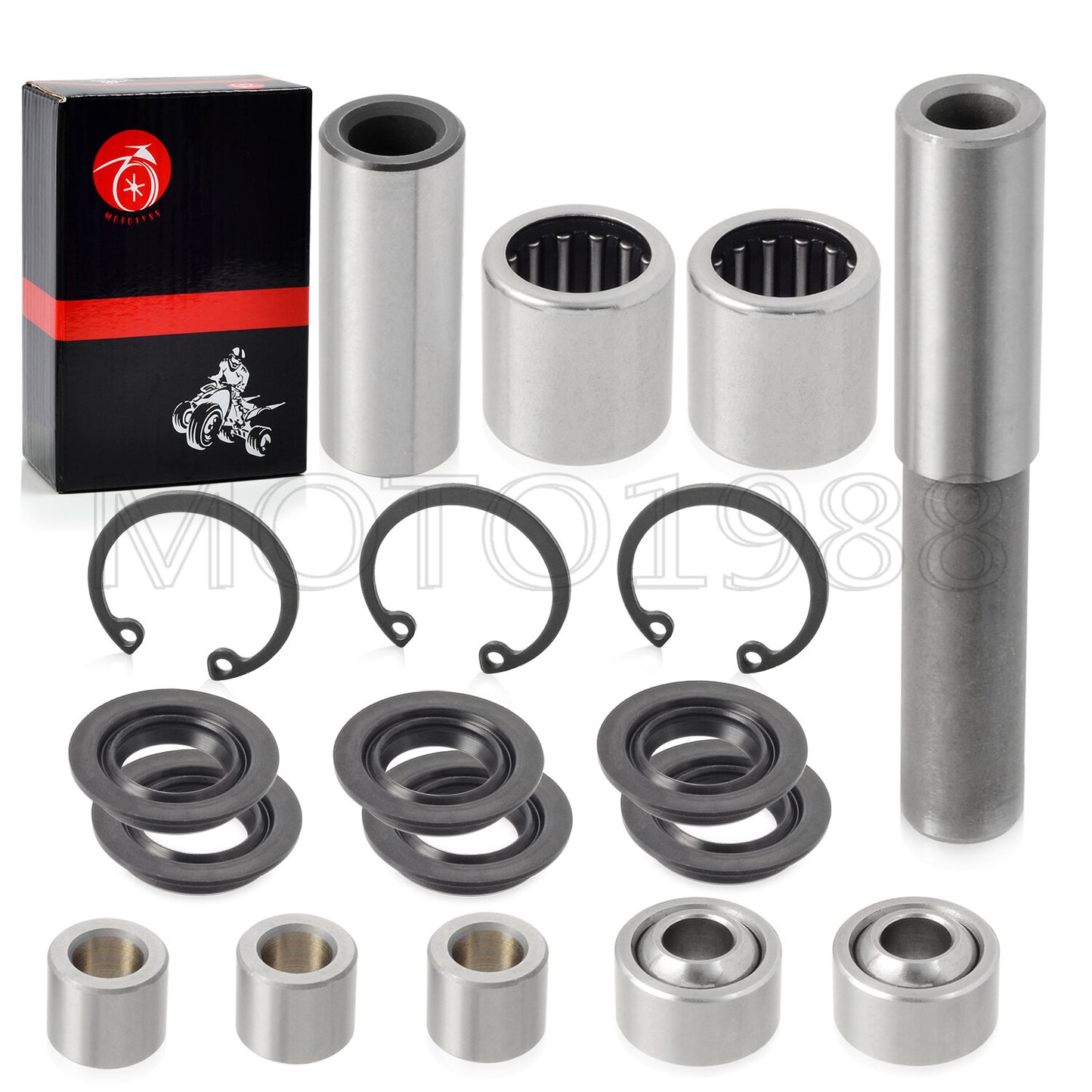 Front Upper Lower Arm Bearing Bushing Seal for Kawasaki Brute Force (2003–2023)