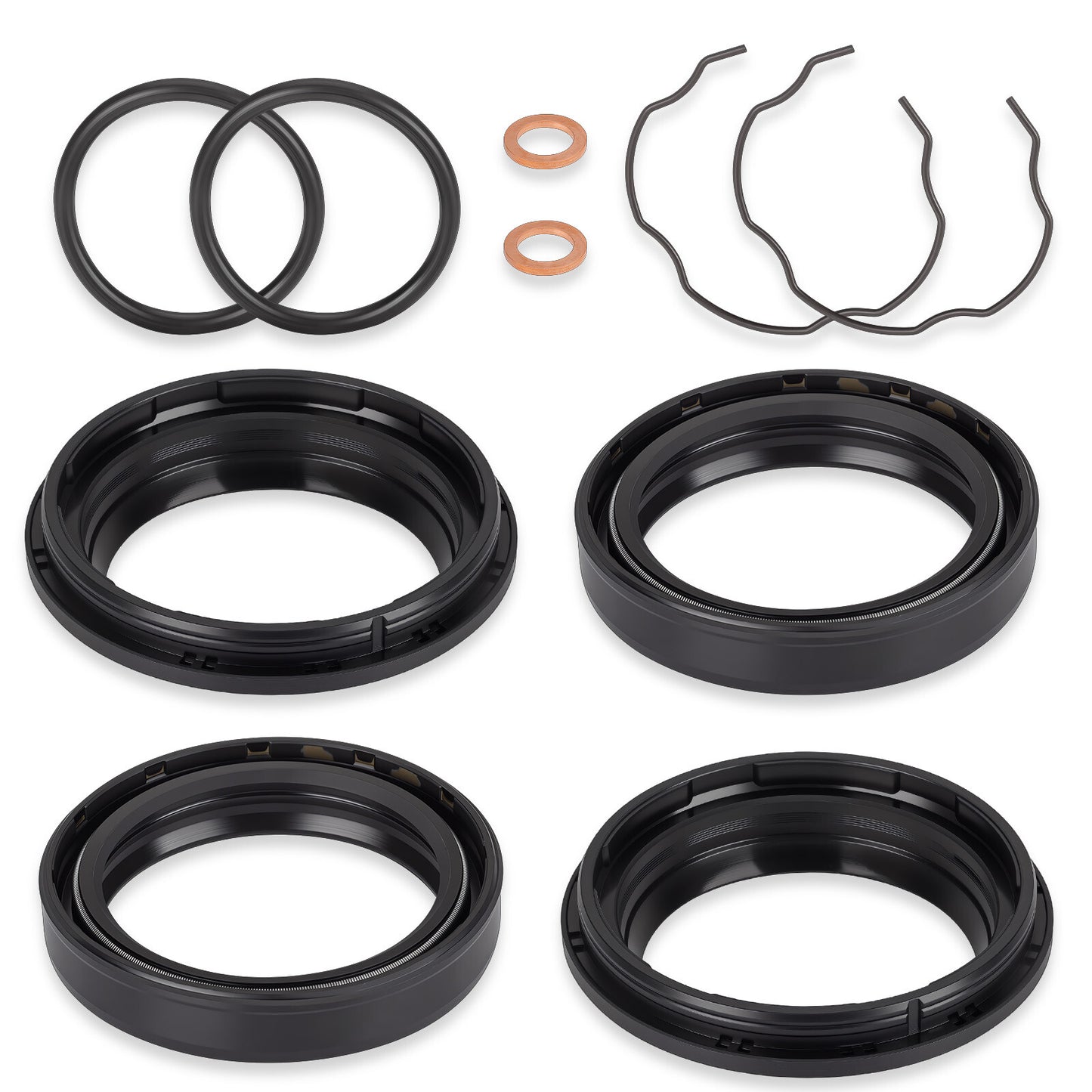 Front Fork Shock Absorber Oil Seal Kit for Suzuki GSX1300R Hayabusa (2008–2024)