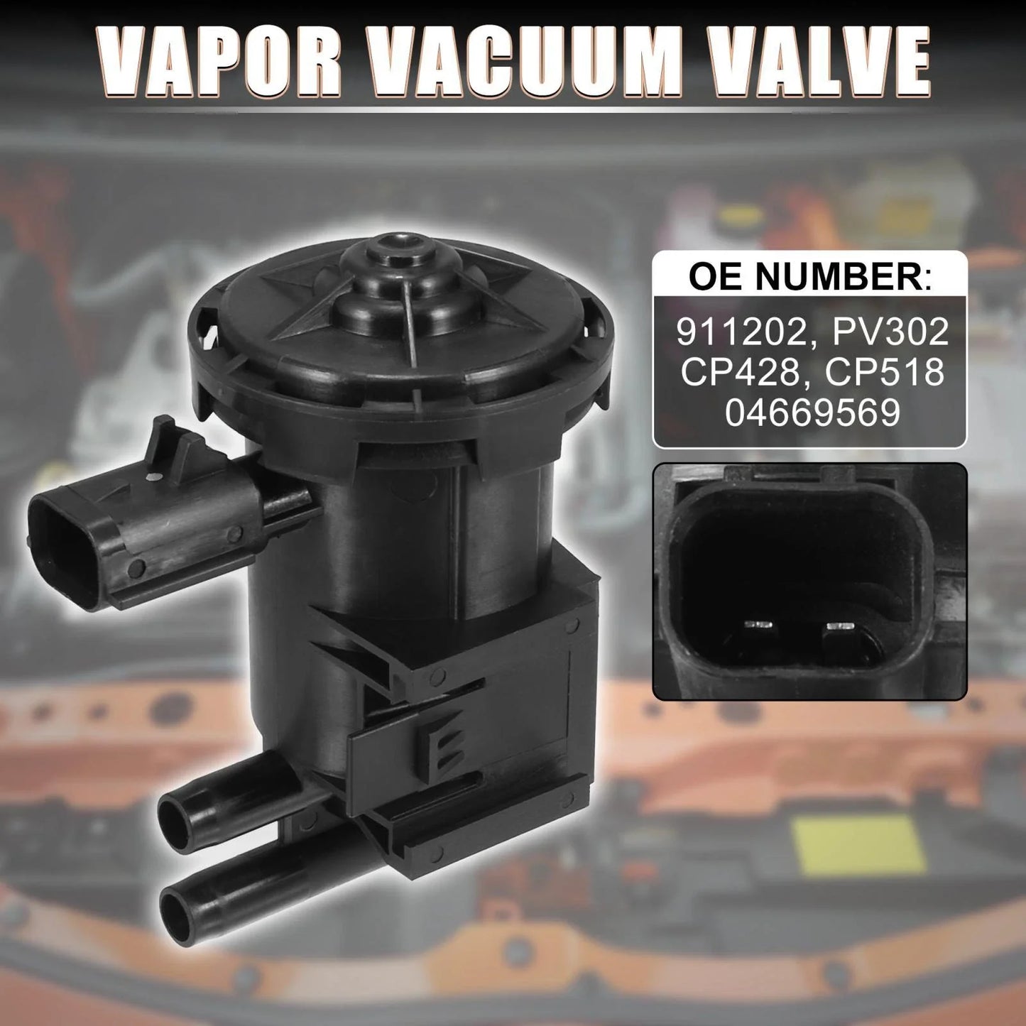 Vapor Canister Solenoid Purge Valve for Chrysler PT Cruiser, Dodge (2001-2010)
