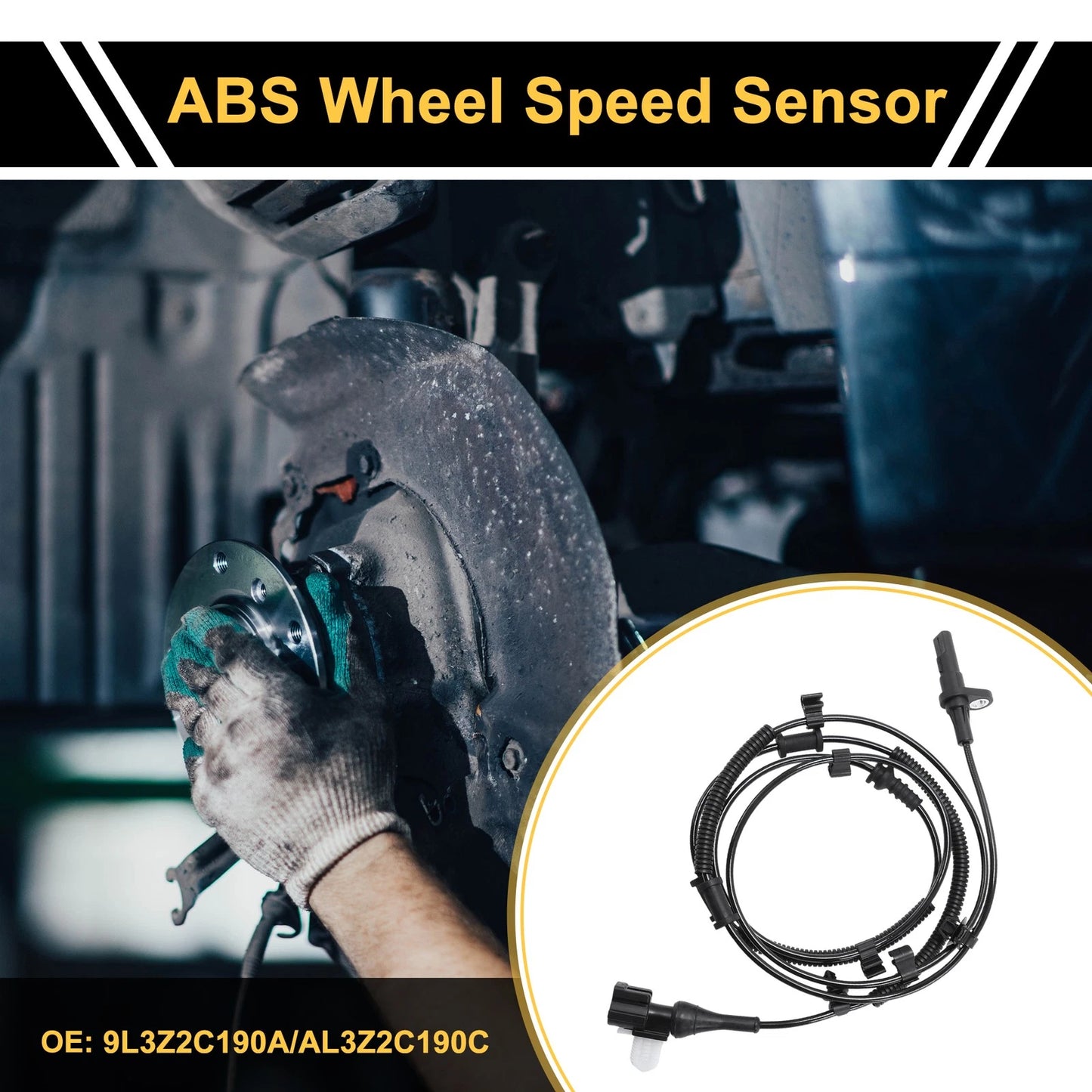 ABS Wheel Speed Sensor No. 9L3Z2C190A/AL3Z2C190C for Ford F-150 (2009–2010)