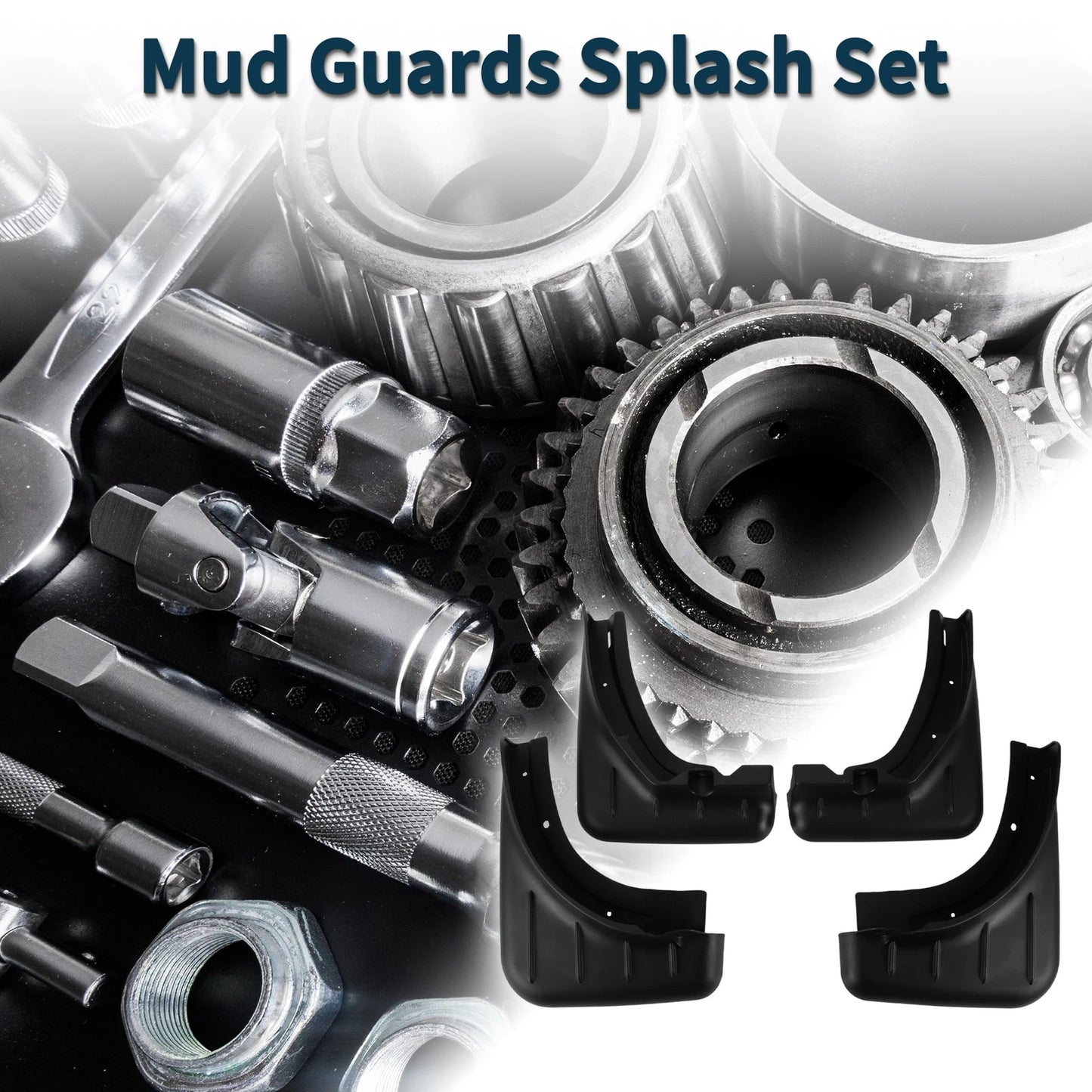 Set of 4 Mud Flaps Splash Guards for Porsche Cayenne (2018–2023)