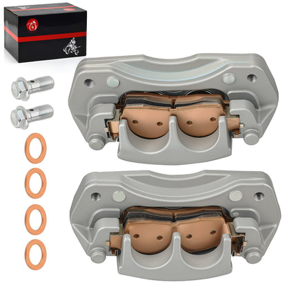 Front Brake Calipers with Pads for Yamaha Wolverine RMAX2 RMAX4 1000 (2021–2024)