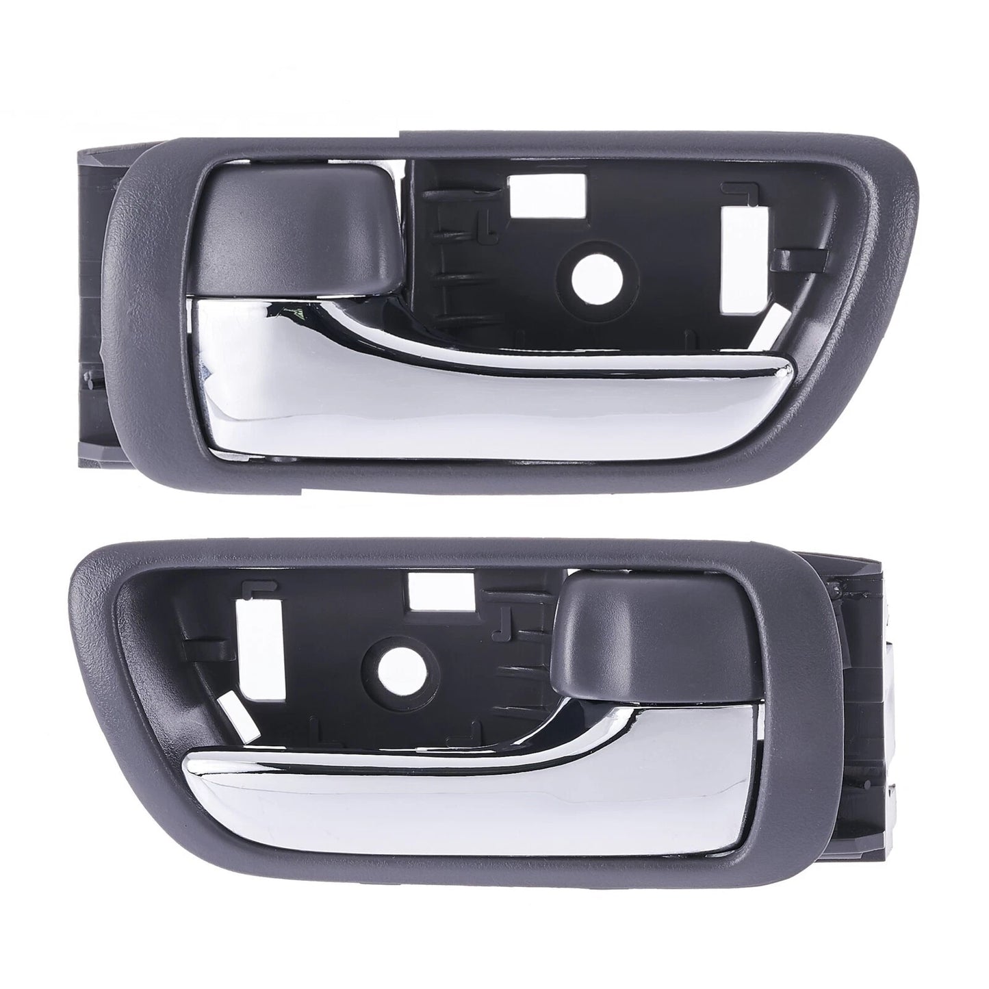 Set of 2 Chrome Inner Door Handles for Toyota Camry (2002–2006)