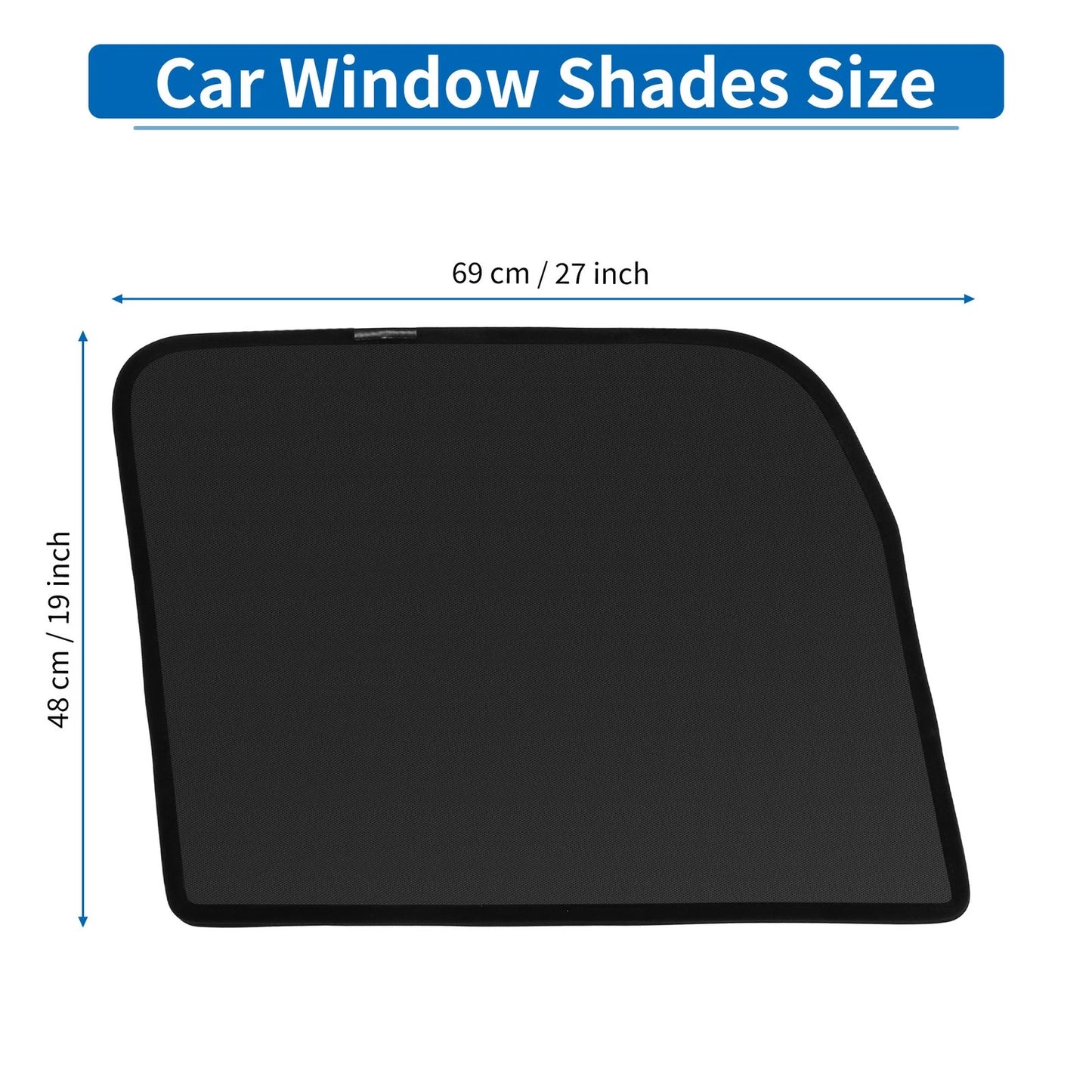 Car Window Cover for Toyota N-BOX JF5/JF6 (2012–2020) Net Black