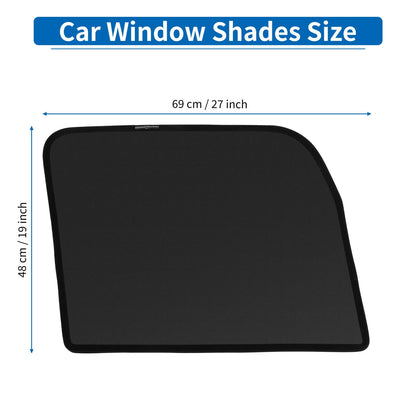 Car Window Cover for Toyota N-BOX JF5/JF6 (2012–2020) Net Black