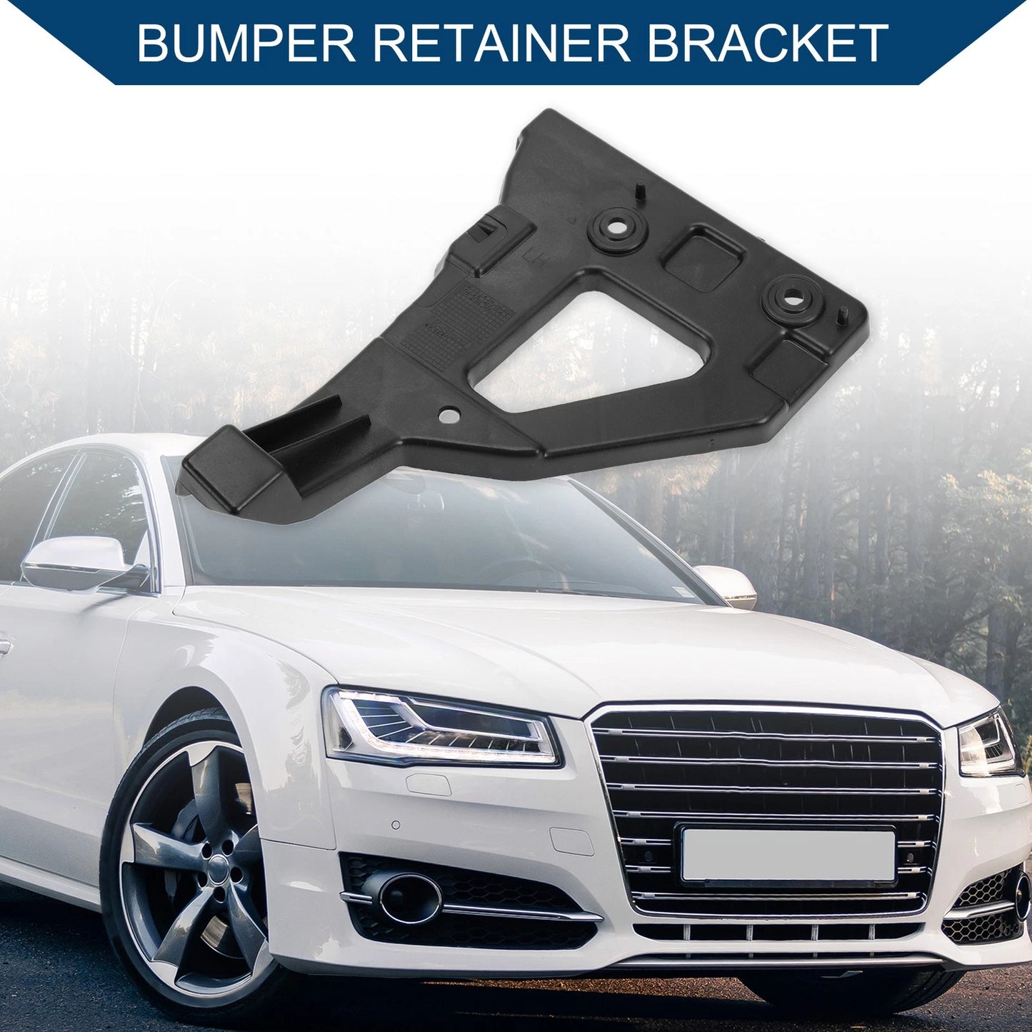 1pc Left Front Bumper Support Bracket No. 4F0807227 for Audi A6 Quattro (2005–2011)