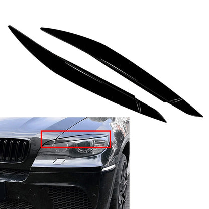 Headlight Eyebrow Covers for BMW X6 E71 E76M X5M E70 (2008-2019)