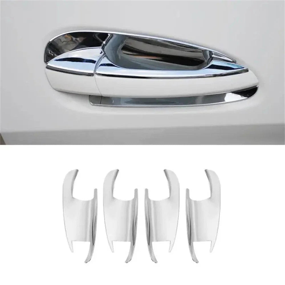 4 x Chrome Door Handle Bowl Covers for Mercedes Benz ML GL GLE GLK Class