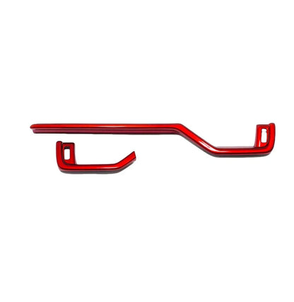 8x Glossy Red Interior Accessories Cover Trim for Toyota RAV4 (2019–2024)