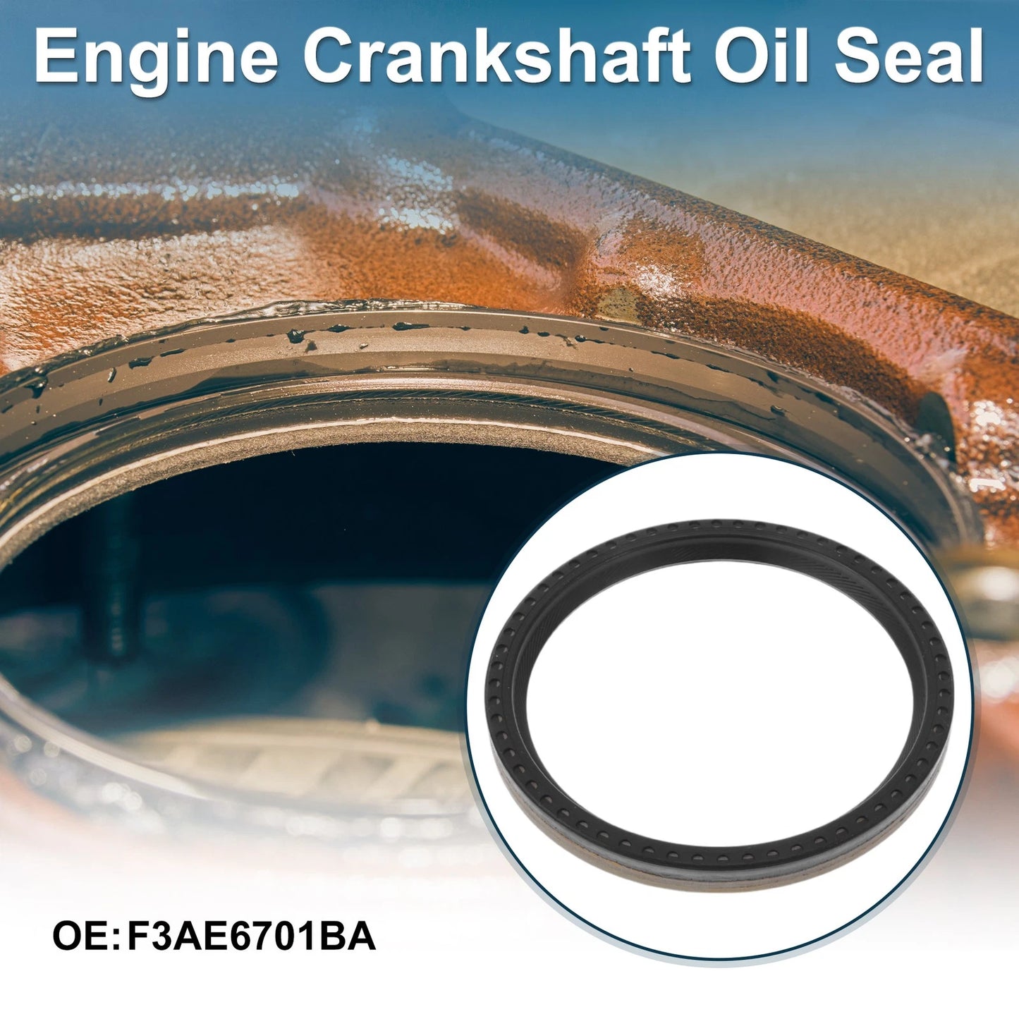 Rear Crankshaft Oil Seal for Ford F-150 (1996–2007) No.F3AE6701BA
