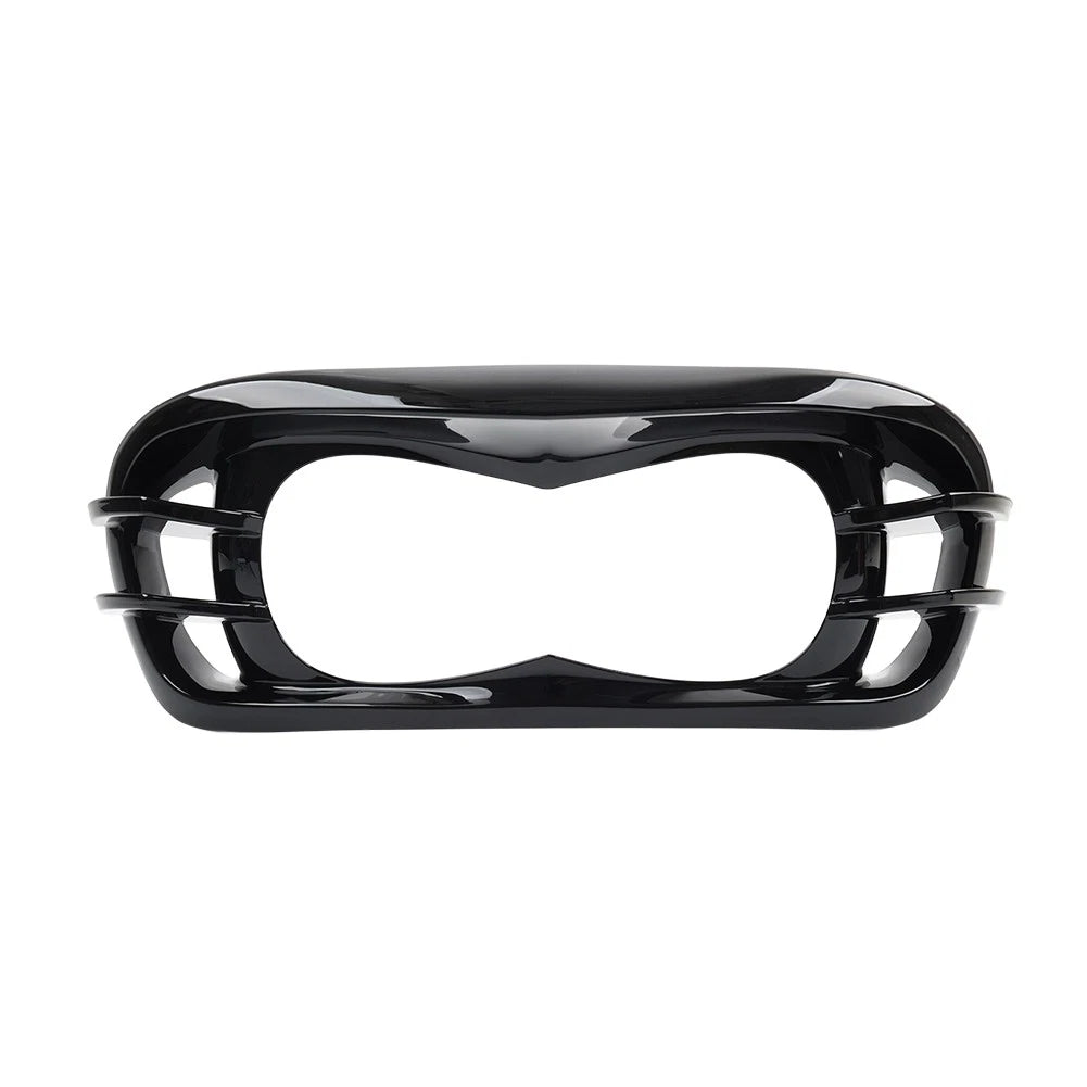 Unpainted Black Headlight Bezel for Harley Road Glide FLTRX FLTRU (2015–2023)