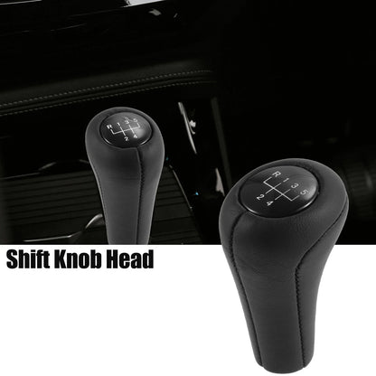5 Speed Manual Gear Shift Knob Transmission for BMW Faux Leather Black