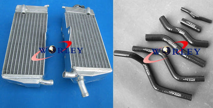 Aluminum Radiator + Hose for Honda CR125R CR125 (1990–1997) Blue