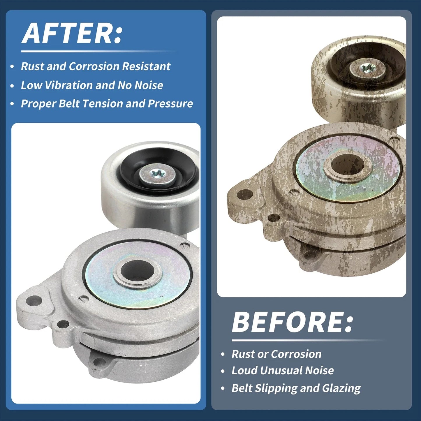Belt Tensioner for Honda Fit 1.5L Jazz GK5 (2014-2020) - Metal 1 x Piece