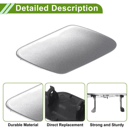 Washer Nozzle Cover for Porsche Cayenne (2003-2010) - Silver Tone