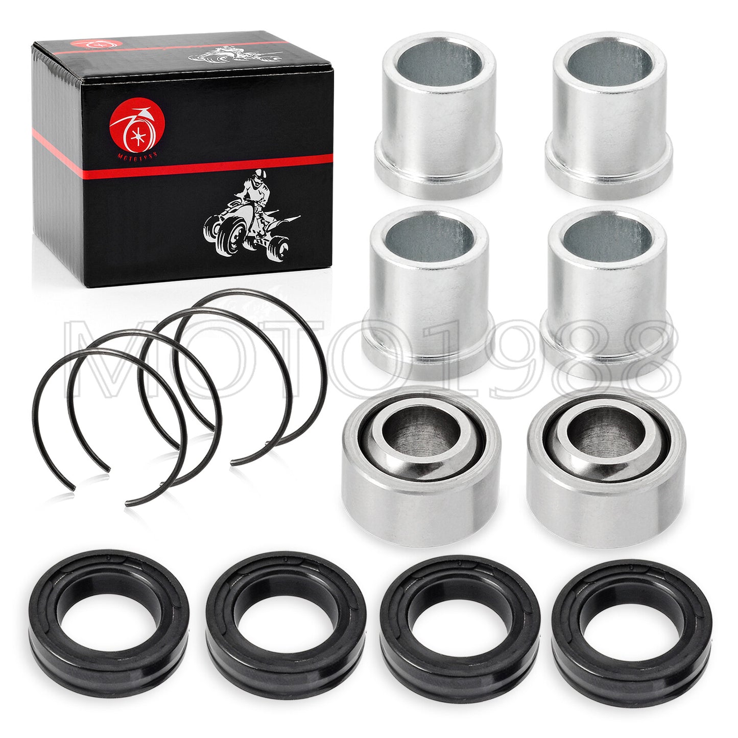 Set of 2 Front Lower A-Arm Bushings Kit for Honda TRX450ER (2006–2014)